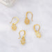 Wholesale Zircon Copper Plated 18k Gold Earrings JDC-ES-AS-021 Earrings 翱?N Wholesale Jewelry JoyasDeChina Joyas De China