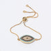 Wholesale Zircon Devil Eye Alloy Bracelet JDC-BT-TC170 Bracelet JoyasDeChina blue Wholesale Jewelry JoyasDeChina Joyas De China