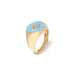 Wholesale Zircon Devil's Eye Copper Rings JDC-RS-TC006 Rings JoyasDeChina blue adjustable Wholesale Jewelry JoyasDeChina Joyas De China
