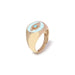 Wholesale Zircon Devil's Eye Copper Rings JDC-RS-TC006 Rings JoyasDeChina light blue adjustable Wholesale Jewelry JoyasDeChina Joyas De China