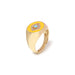 Wholesale Zircon Devil's Eye Copper Rings JDC-RS-TC006 Rings JoyasDeChina yellow adjustable Wholesale Jewelry JoyasDeChina Joyas De China