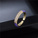 Wholesale zircon electroplated copper adjustable rings JDC-RS-AG201 Rings JoyasDeChina Wholesale Jewelry JoyasDeChina Joyas De China