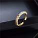Wholesale zircon electroplated copper rings JDC-RS-AG200 Rings JoyasDeChina Wholesale Jewelry JoyasDeChina Joyas De China