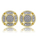 Wholesale zircon electroplated metal earrings JDC-ES-WN010 Earrings 薇妮 AER025 Wholesale Jewelry JoyasDeChina Joyas De China