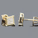 Wholesale zircon electroplated metal earrings JDC-ES-WN010 Earrings 薇妮 AER034gold Wholesale Jewelry JoyasDeChina Joyas De China