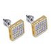 Wholesale zircon electroplated metal earrings JDC-ES-WN010 Earrings 薇妮 AER046gold Wholesale Jewelry JoyasDeChina Joyas De China