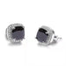 Wholesale zircon electroplated metal earrings JDC-ES-WN010 Earrings 薇妮 AER534black Wholesale Jewelry JoyasDeChina Joyas De China