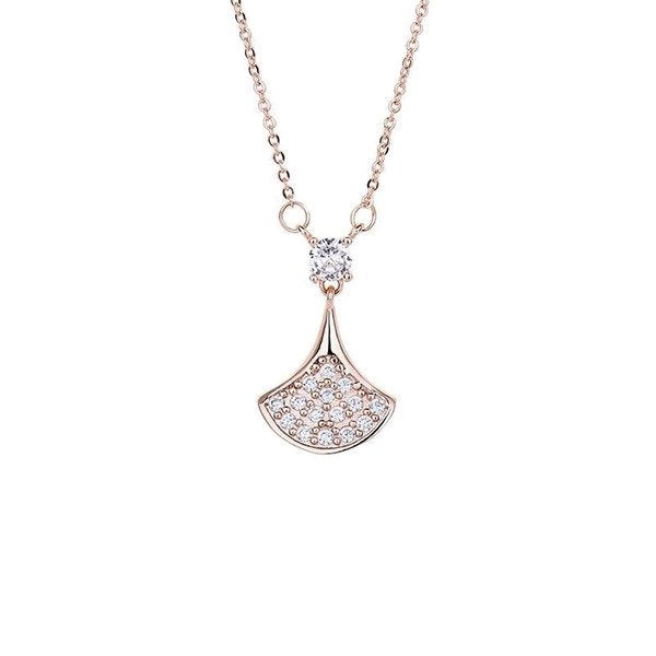 Wholesale zircon imitation silver copper necklaces JDC-NE-QLX005 Necklaces 巧兰轩 Wholesale Jewelry JoyasDeChina Joyas De China