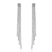 Wholesale zircon long tassel alloy earrings JDC-ES-A090 Earrings 妙雅 2 Wholesale Jewelry JoyasDeChina Joyas De China