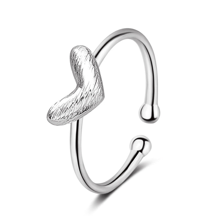 Wholesale zircon love ring JDC-RS-A410 Rings JoyasDeChina 01 bright silver x241. Average code Wholesale Jewelry JoyasDeChina Joyas De China
