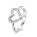 Wholesale zircon love ring JDC-RS-A410 Rings JoyasDeChina 02 white KA-128. Average code Wholesale Jewelry JoyasDeChina Joyas De China