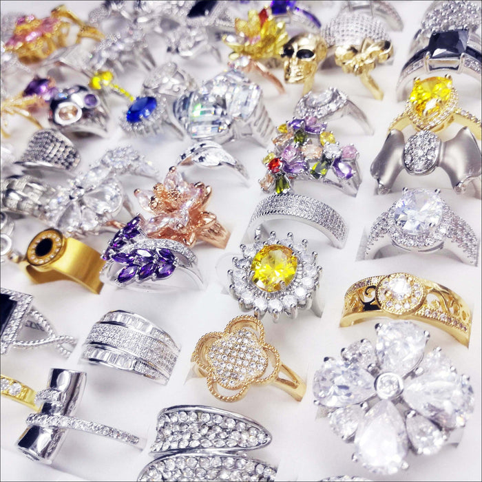 Wholesale Zircon Micro-Inlay Ring JDC-RS-Xuy030 Rings 旭颖 Wholesale Jewelry JoyasDeChina Joyas De China