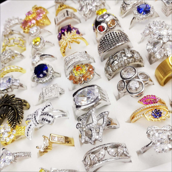 Wholesale Zircon Micro-Inlay Ring JDC-RS-Xuy030 Rings 旭颖 Wholesale Jewelry JoyasDeChina Joyas De China