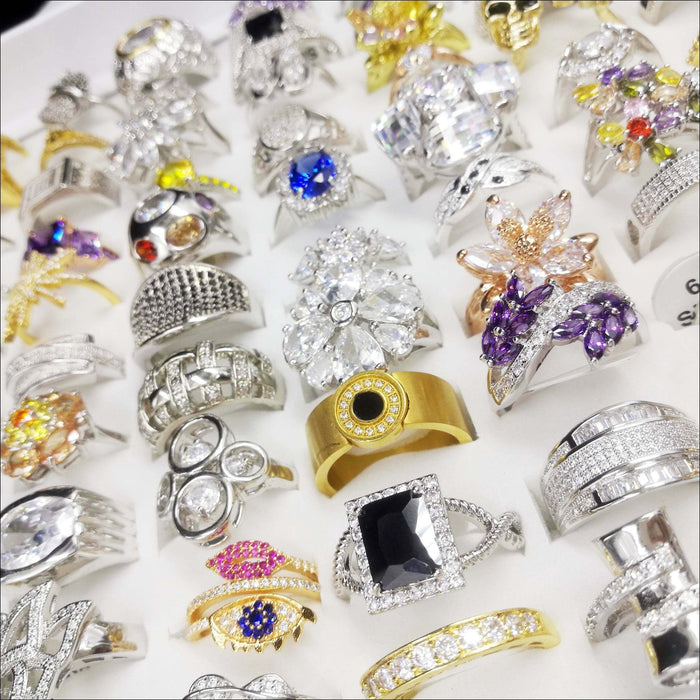 Wholesale Zircon Micro-Inlay Ring JDC-RS-Xuy030 Rings 旭颖 Wholesale Jewelry JoyasDeChina Joyas De China