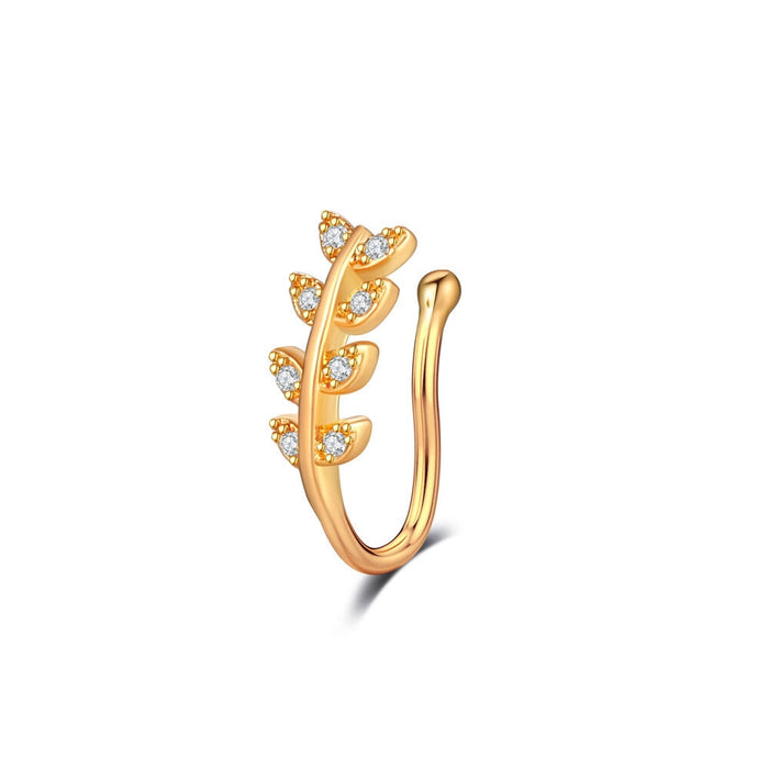 Wholesale zircon nose clip puncture JDC-NS-WH001 Piercings 威怀 2552 GOLD Wholesale Jewelry JoyasDeChina Joyas De China