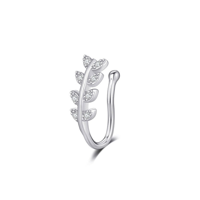 Wholesale zircon nose clip puncture JDC-NS-WH001 Piercings 威怀 2552 SILVER Wholesale Jewelry JoyasDeChina Joyas De China