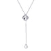 Wholesale Zircon pendant necklace JDC-NE-D726 necklaces JoyasDeChina 03 white K# square pearl Wholesale Jewelry JoyasDeChina Joyas De China