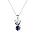 Wholesale Zircon pendant necklace JDC-NE-D726 necklaces JoyasDeChina 32 Blue Fox. Wholesale Jewelry JoyasDeChina Joyas De China