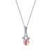 Wholesale Zircon pendant necklace JDC-NE-D726 necklaces JoyasDeChina 35 Pink Diamond Tower Wholesale Jewelry JoyasDeChina Joyas De China