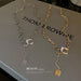 Wholesale zircon plating alloy necklaces sweater chain JDC-NE-BY055 Necklaces 宝钰 Wholesale Jewelry JoyasDeChina Joyas De China