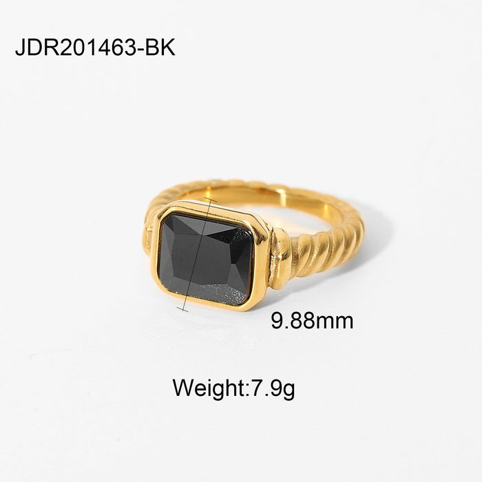 Wholesale Zircon ring jewelry women JDC-RS-JD261 Rings JoyasDeChina 201463-BK 6 Wholesale Jewelry JoyasDeChina Joyas De China
