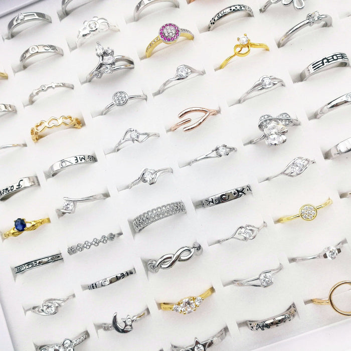 Wholesale Zircon Ring Mixed Batch JDC-RS-Xuy033 Rings 旭颖 Wholesale Jewelry JoyasDeChina Joyas De China