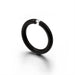 Wholesale zircon titanium steel stainless steel rings JDC-RS-KL002 Rings JoyasDeChina 4mm black kr44303-k No.6 Wholesale Jewelry JoyasDeChina Joyas De China