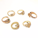 Wholesale Zodiac Copper Open Rings JDC-RS-TC010 Rings JoyasDeChina Wholesale Jewelry JoyasDeChina Joyas De China