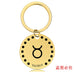 Wholesale Zodiac Sign Gold Stainless Steel Lettered Metal Keychain JDC-KC-GangGu021 Keychains 钢古 85 Wholesale Jewelry JoyasDeChina Joyas De China