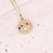WholesaleStainless steel Zircon Drop Oil Eye Personality Cross Necklace JDC-NE-Bingm013 necklace 冰萌 3# Wholesale Jewelry JoyasDeChina Joyas De China