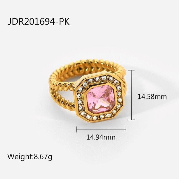 WholRSale colorful stainlRSs steel rings JDC-RS-JD265 Rings 杰鼎 Wholesale Jewelry JoyasDeChina Joyas De China