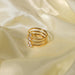 WholRSale white stainlRSs steel zircon ring JDC-RS-JD267 Rings 杰鼎 Wholesale Jewelry JoyasDeChina Joyas De China