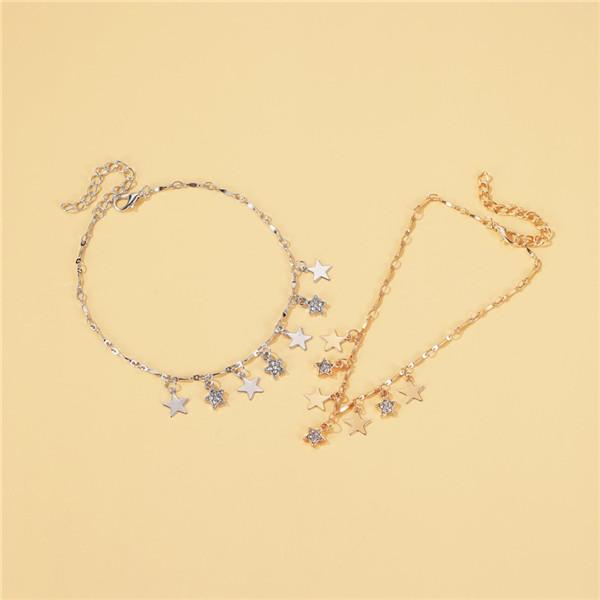 Bulk Jewelry Wild five-pointed star tassel anklet wholesaleJDC-AS-d009 Wholesale factory from China YIWU China