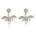 Zircon Daisy Flower Petals Inlaid Crystal Temperament All-match Earrings JDC-ES-b014 earrings JoyasDeChina Gold Wholesale Jewelry JoyasDeChina Joyas De China